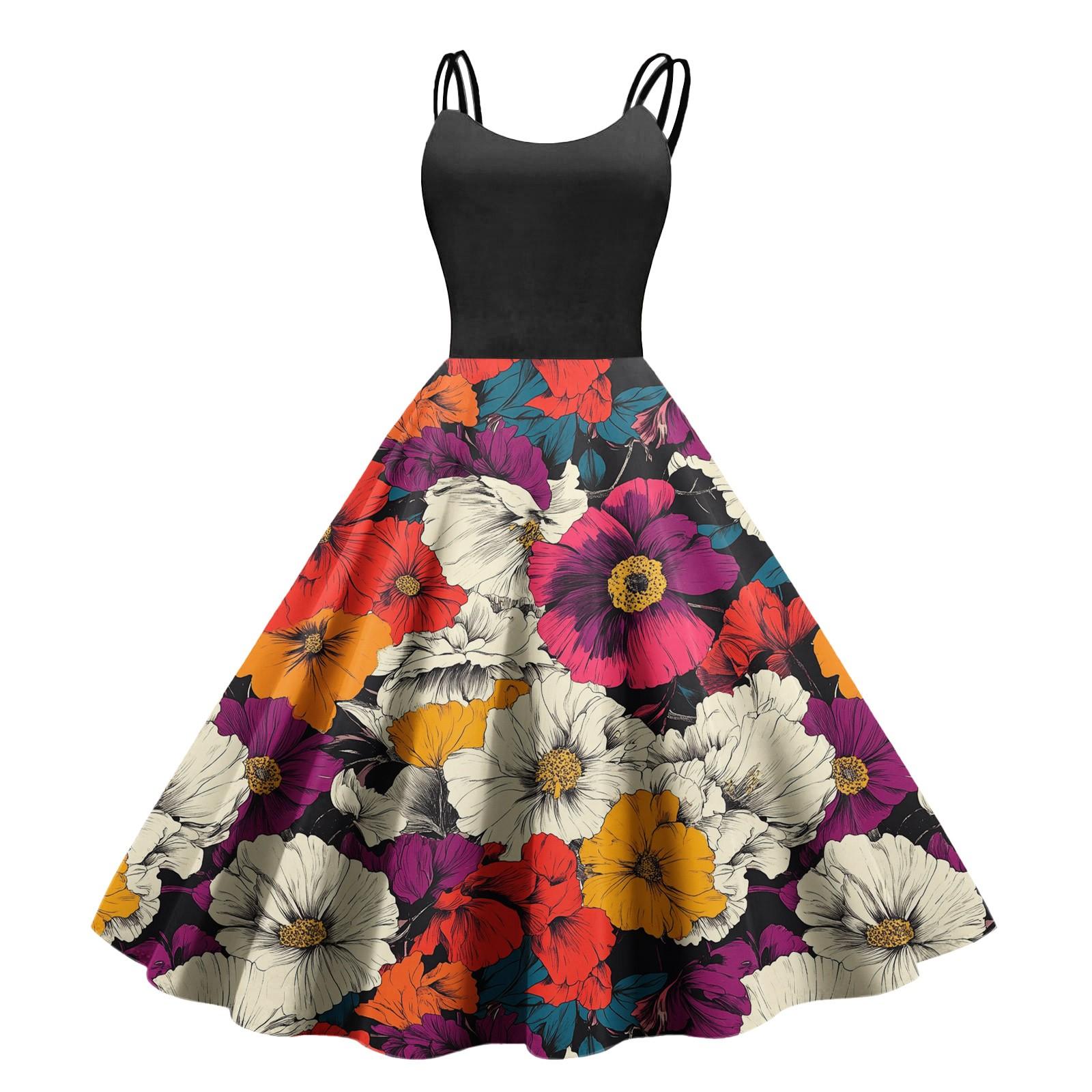 

Жіноча повсякденна модна сексуальна сукня з відкритими плечима в стилі панк у стилі ретро Ретро-сукня-сукня XXL червоний