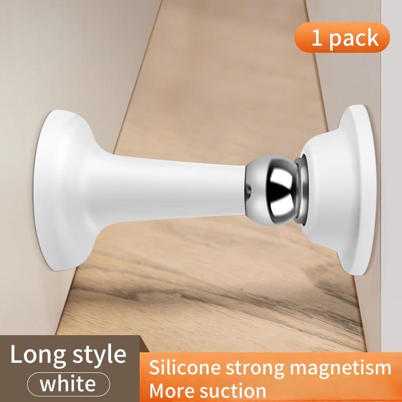 Silicone Anti-collision Door Stopper Strong Magnetic Silent No Punching Wall & Floor Compatible Door Holder