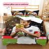 HurriKane Pattern Bedding Home Decoration Birthday Gift (1 * Duvet Cover + 2 * Pillowcase, Without Core),fan Merchandise.