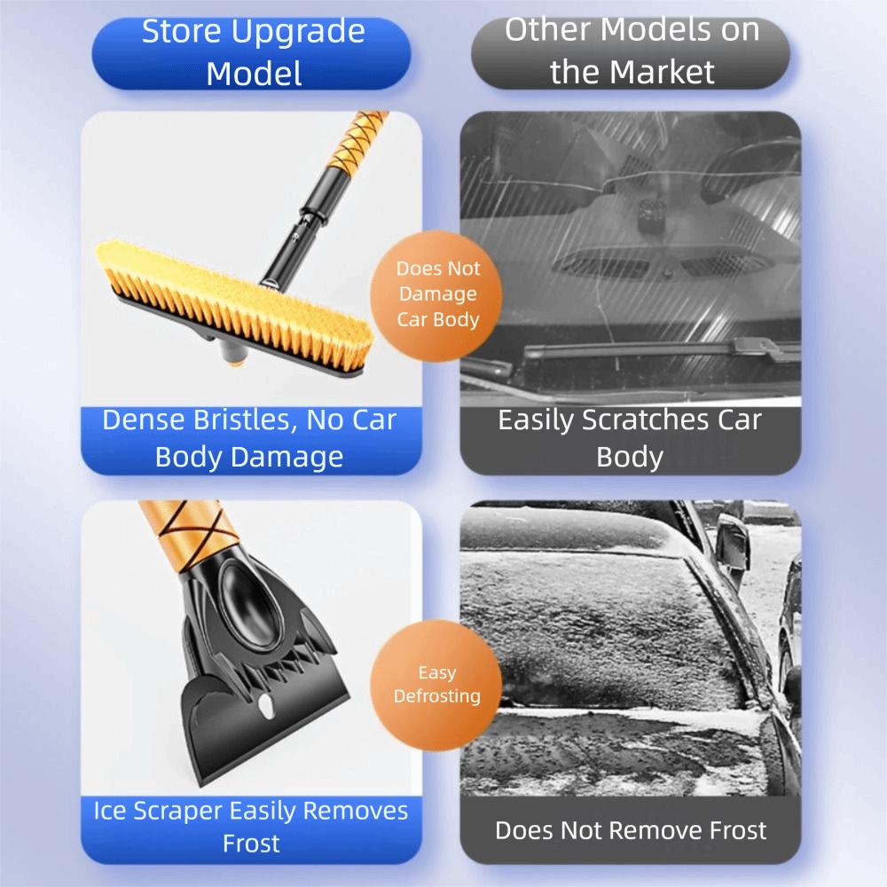 New Upgraded Car Snow Shovel Horizontal Design Snow Removal Tool Deicing Shovel  Snow Removal