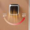 Wall Mounted Heater 800W Mini Heater Portable Electric Heater PTC Ceramic Heating Fan with Remote Control for Home Bedroom Dorm