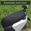 Motorcycle and scooter seat covers, grid protective pads. 3D mesh fabric seat covers, anti-slip, breathable, waterproof.
