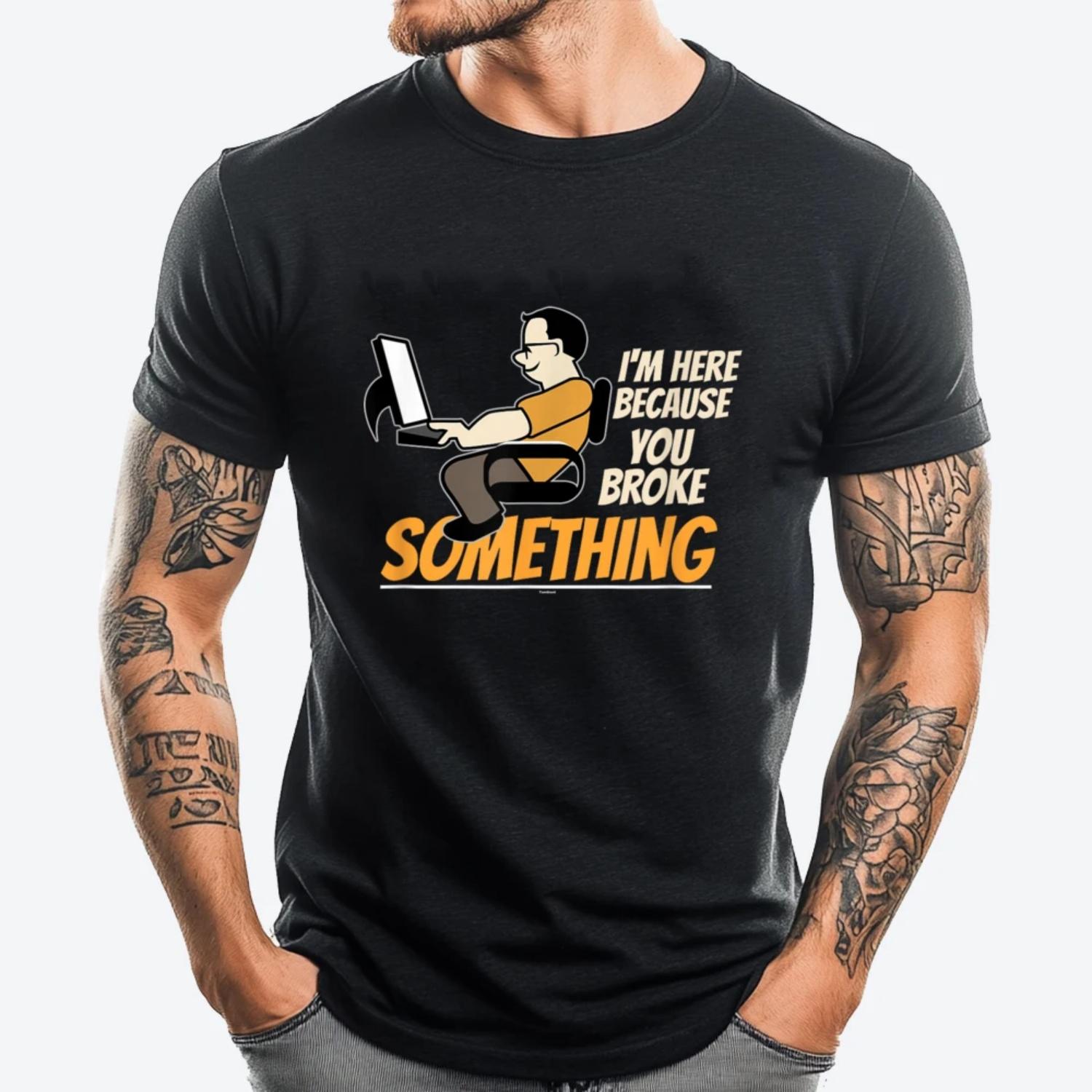 Programmer Computer Web Designer Programming Brand Clothing Tops Graphic Cotton Short Sleeve Japan Style S чёрный
