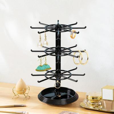 1pc, Multi Layer Rotating Jewelry Rack, Necklace Display Rack, Jewelry Storage Rack, Bracelet Hanging Rack