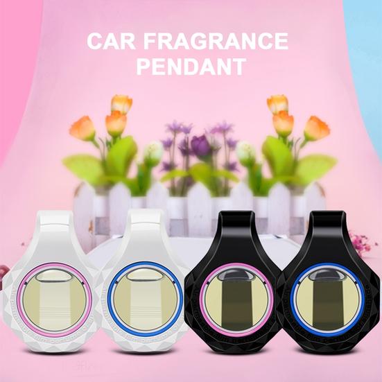 1 Set 7ml Air Freshener Visor Type Car Natural Aromatherapy Pendant