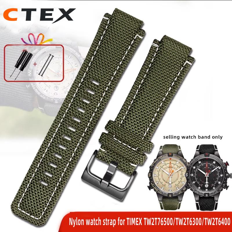 Für TIMEX Tidal T2N721 T2N720 T2n739 TW2T76300 TW2T76500 Sport-Canvas-Uhrenarmband Mann Nylon-Armband schweißfest weich Uhrenarmband