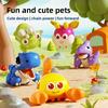 Dinosaur Crawl Toy With Chain Mechanism For Baby Development And Early Learning