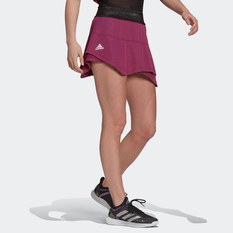 Adidas Match Skirt Pb D Tennis Casual Sports Skirt Women Skirts Light-Crimson Deep-Mahogany GP8688