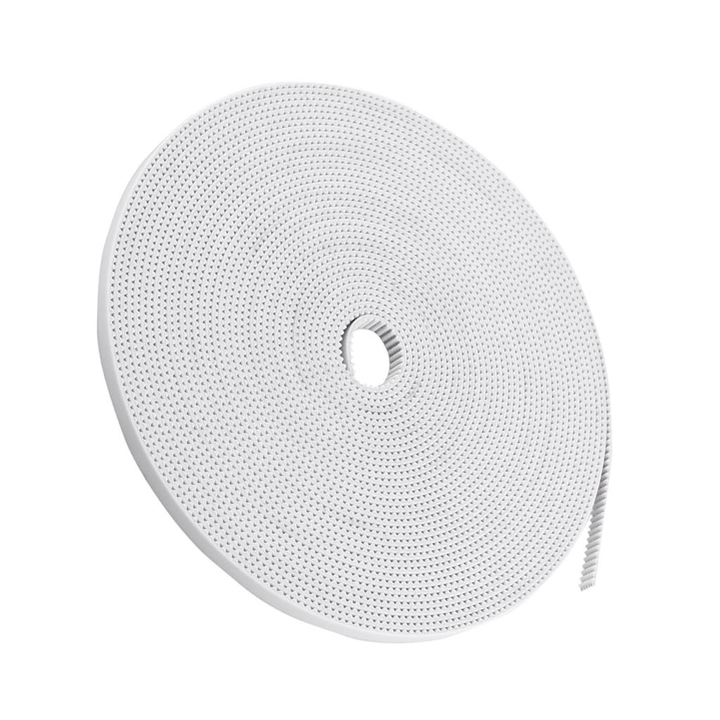 10M White Open Timing Belt Width 6mm PU with Steel Core 3D Printer Accessory