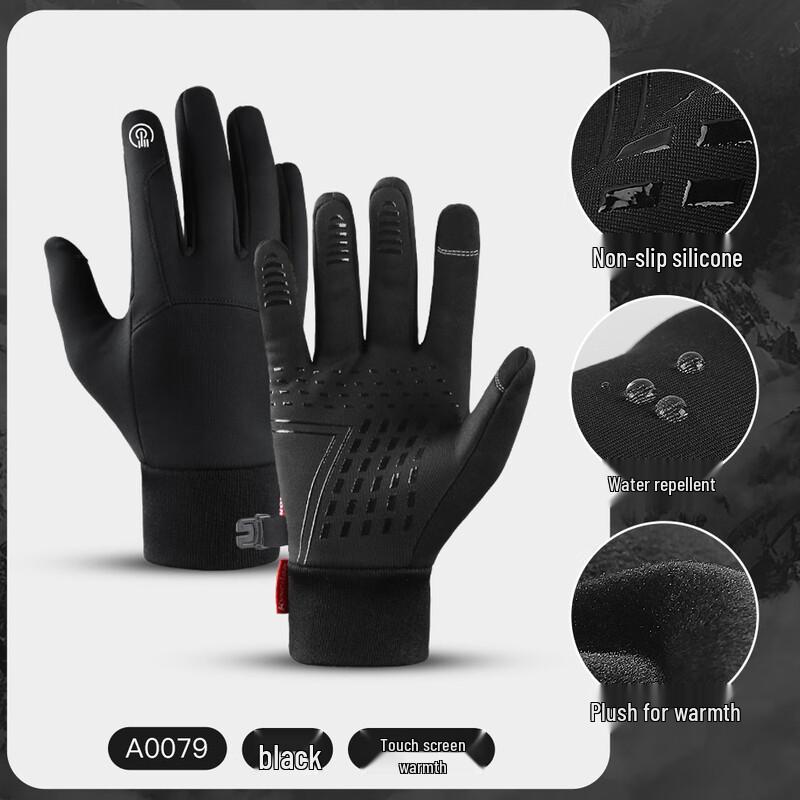 DUTRIEUX Unisex Water-Repellent Touchscreen Winter Gloves
