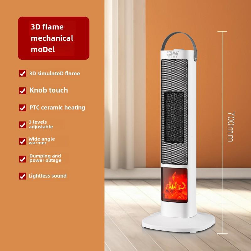 

Электрический обогреватель для дома с 3D-симуляцией пламени — энергосберегающий нагнетатель воздуха и безопасный для детей камин. Upgraded version - mechanical + shaking head + 3D flame