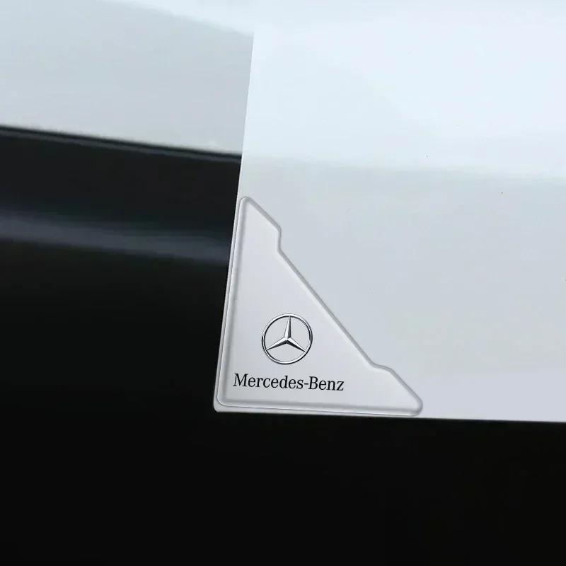 2Pcs Car Door Corner Protection Sticker Cover Decal For Mercedes Benz AMG W203 W204 W205 W211 W212 W213 W218 W463 W210 W176 W218