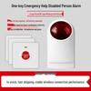 Wireless Emergency Alarm Button for Disabled Restroom with Sound and Light