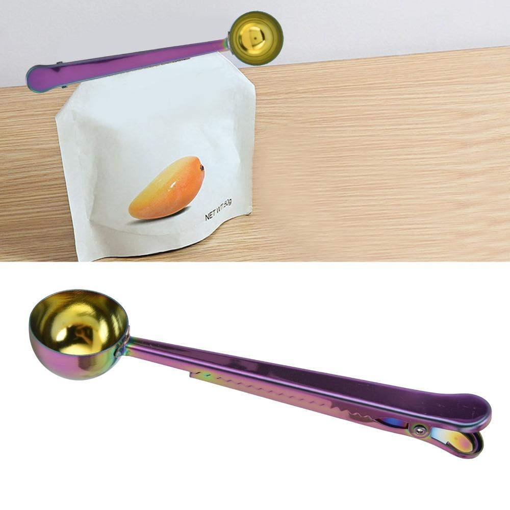 20ml Capacity Coffee Measuring Spoon Stainless Steel Milk Powder Spoon  For Home Use