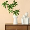 50CM Artificial Ficus Flower Green Leaf Landscaping Plant Zen Inspired Potted Plants Bonsai Plants Artificial Flowers