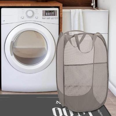 Cesto Portabiancheria Grande Capacità Resistente all'Usura Traspirante Manico Rinforzato Buona Portata Stoccaggio Oggetti Nylon Tipo Pieghevole Vestiti Sporchi Biancheria