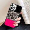 Animal Print Cheetah Black and Brown Phone Case Back Cover for iPhone 17 Air 16 15 14 13 11 12 Pro Max Plus