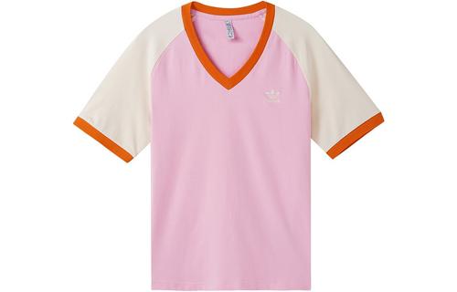 Adidas Originals Adicolor 70s V Neck Cali Tee IK7886 S розовый