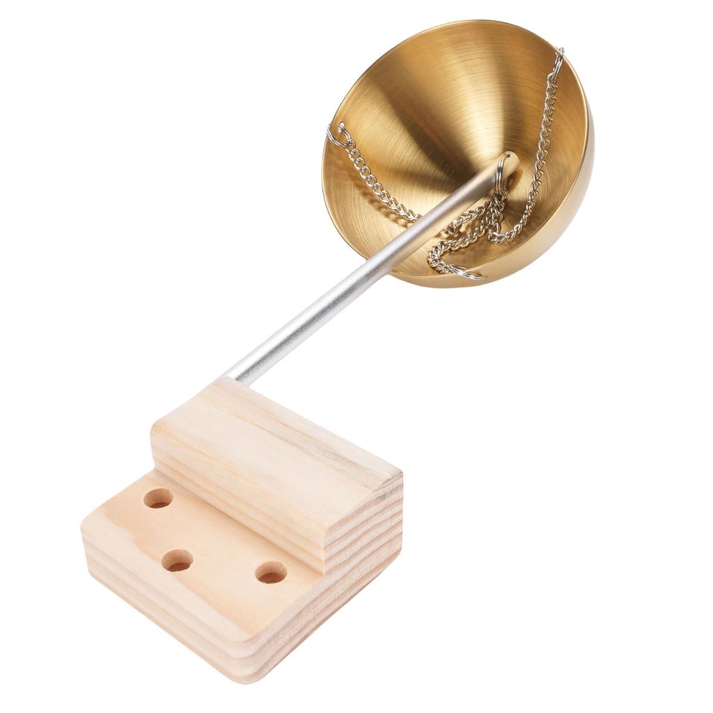 Essential Oil Bowl Golden Stainless Steel 12CM Round Fragrance Diffuser Cup Holder for for Sauna and Spa
