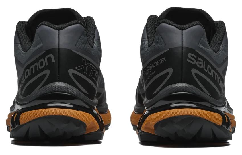 Men's Sneakers SALOMON XT 6 GTX Utility Leather Slip Resistant Low top Outdoor Shoes Unisex Black