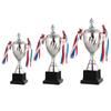 Gold Silver Bronze Winner Cup Memorial Souvenir Sports Trophy Metal Trophy Basketball Competition
