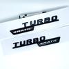 HUUML1 2017 Silver Black Letters A35 Turbo 4matic Emblem for Benz Car Fender Trunk Rear W176 W177 Logo Sticker