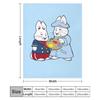 Max and ruby bunny artists Throw Blanket Soft Sherpa Fleece Warm Blanket for Winter