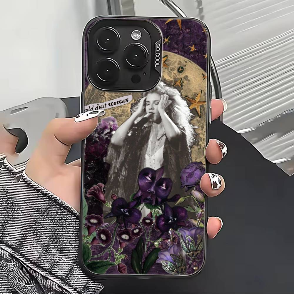 Band F-Fleetwood Mac Phone Case For iPhone 17,16,15,14,13,12,11 Plus,Pro Max,XS,Colorful Silver Black Cover