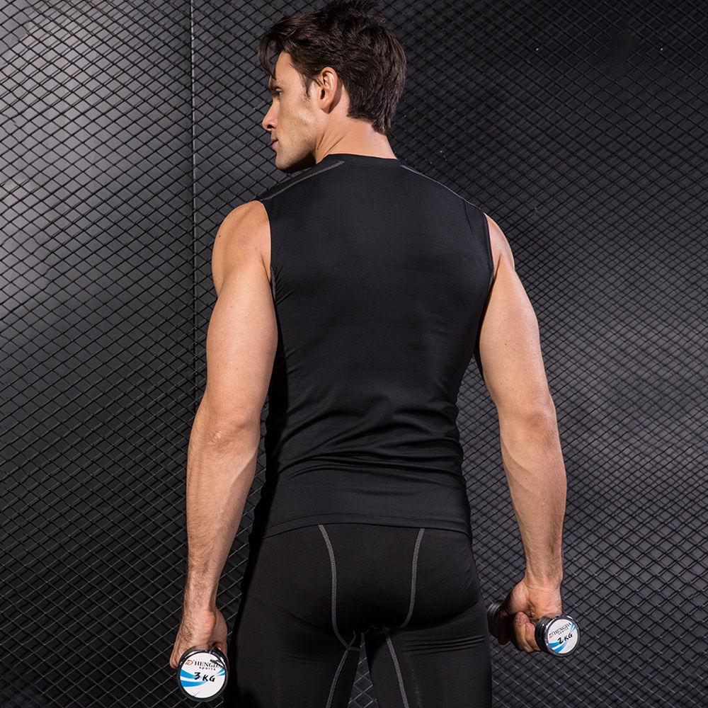 Men's Quick-Drying Sleeveless Compression Running Vest