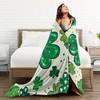 Trifolium pattern blanket - suitable for St. Patrick's Day, living room, bed, camping. Suitable for all seasons