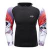 Cody Lundin Polyester Spandex 3d Print Compression T Shirts Sublimated MMA Rash Guard Surf Long Sleeve Boxing Gym Fitness Tops