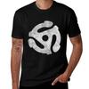 Vintage 45 Rpm Record Adapter TShirt AntiPilling Casual TShirt