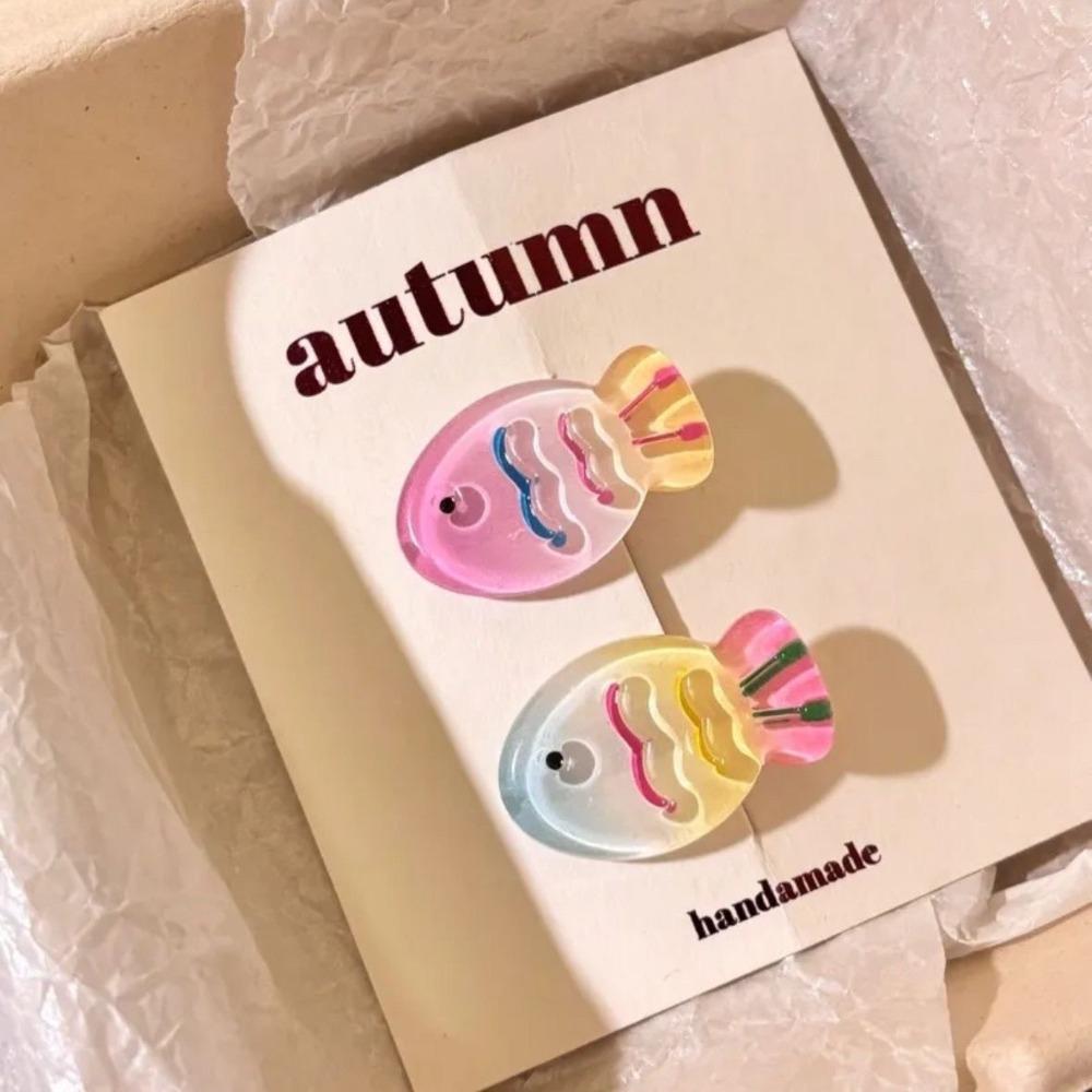 Jelly Kids Barrette Plastic Taiyaki Side Clip Headwear Hair Clip  Girl