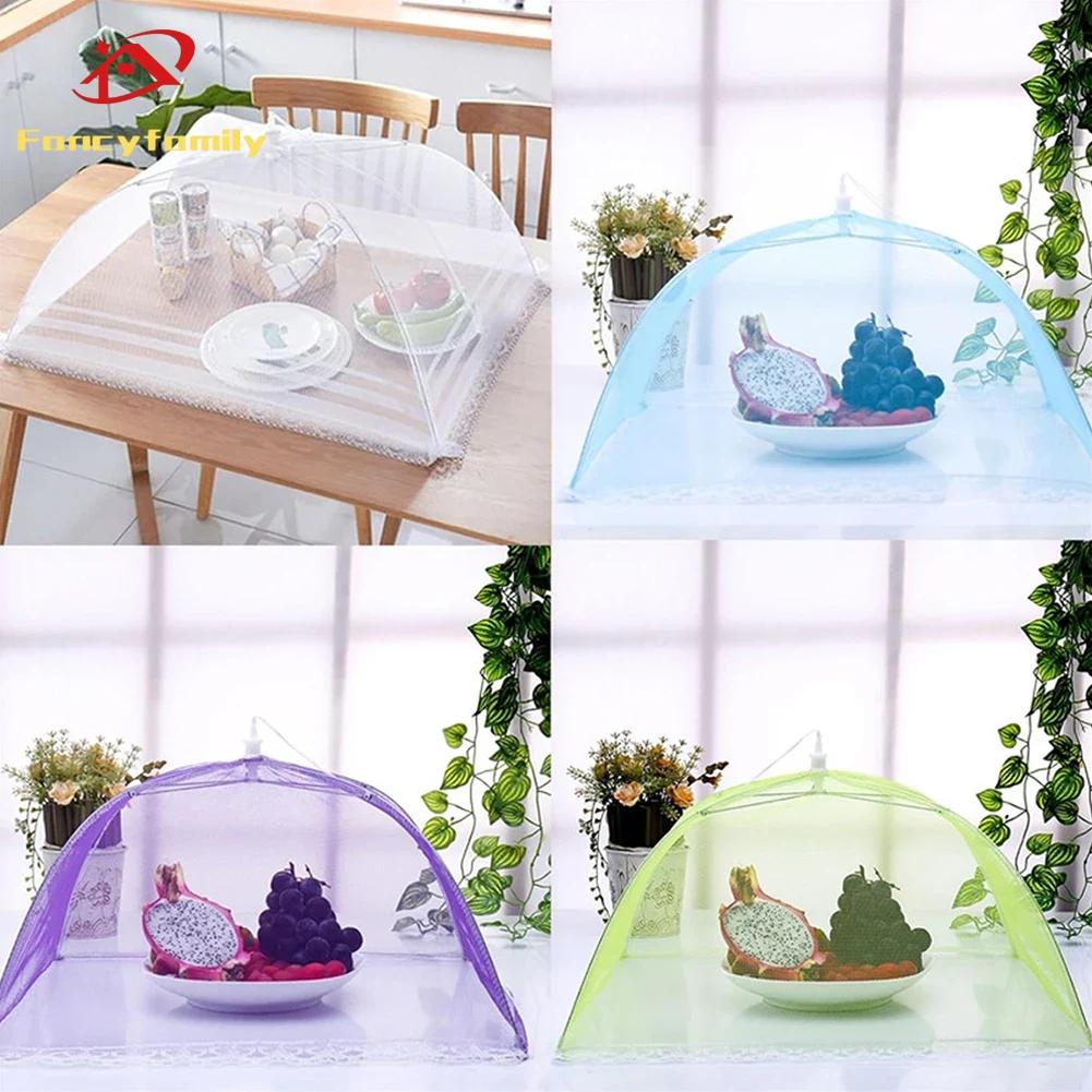 Fancyfamily Küche Faltbar Wiederverwendbar Lebensmittel Staubdicht Abdeckung Zelt Gemüse Obst Picknick Lebensmittel Schutz