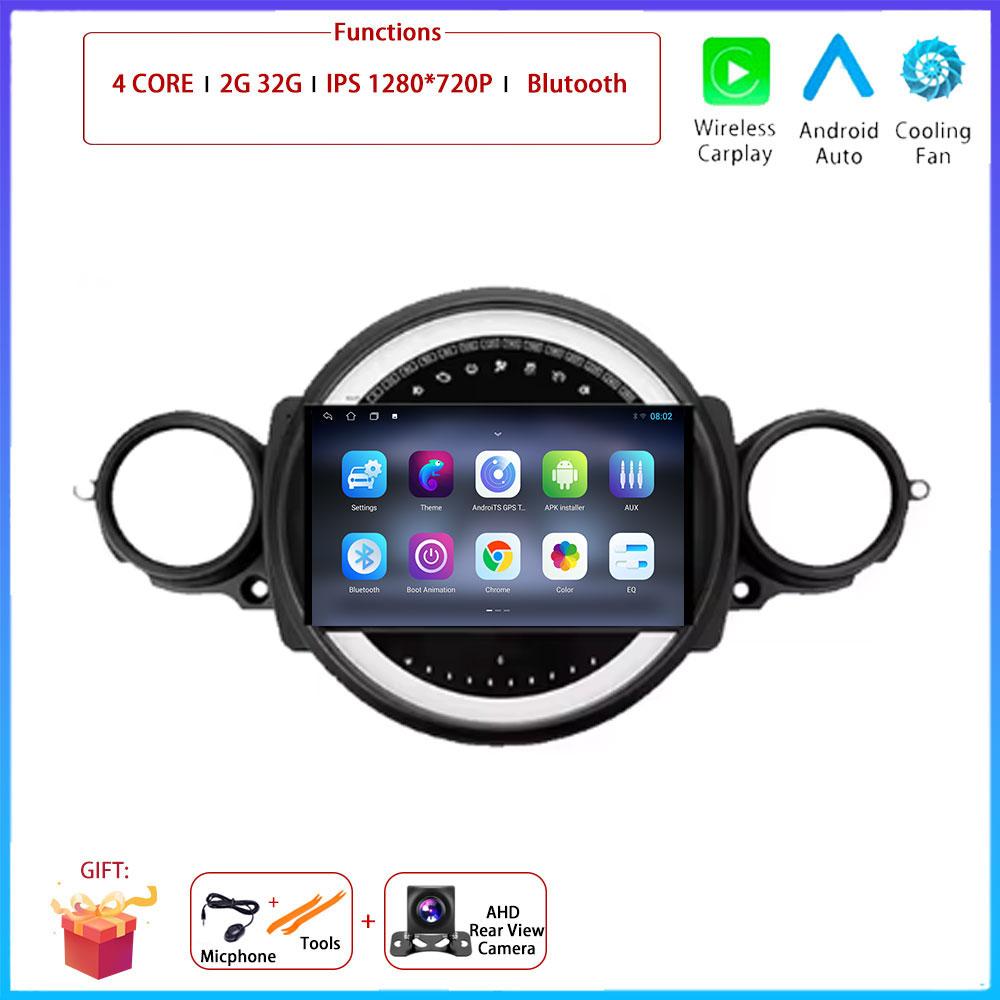 9“ For BMW Mini Cooper R56 R60 R51 2006 - 2014Car 4G Android OS Radio Stereo Multimedia Video GPS Navigation Player QLED Scre BT