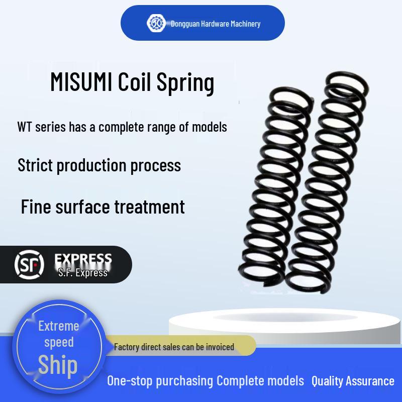 

Misumi Helical Spring WT Series (Sizes: 3/4/5/6-15/20/30/35/40/45/55/60/65/70/80) WT3-15