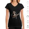 Der SängerEverydaylife T-Shirt Baumwolle Herren Damen DIY Druck Musikband Sänger Gitarre