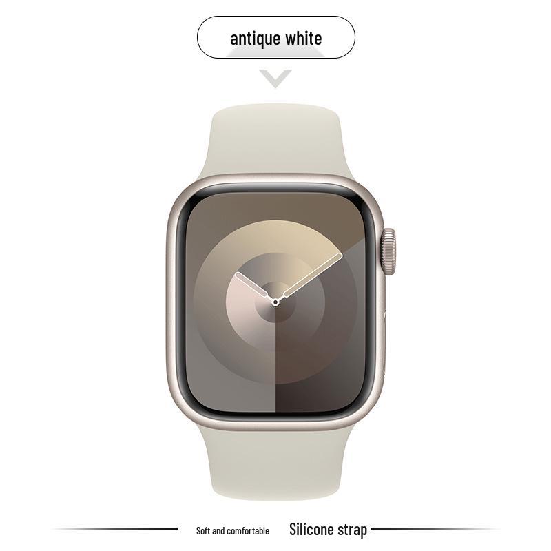 Kompatibles Silikonarmband für Apple Watch Series 8, 9, 10 und 11 - Neues Standardmodell für Mädchen (S)