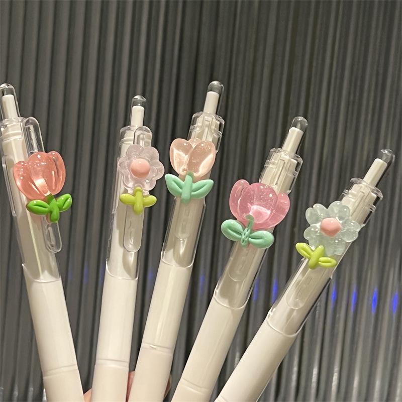High-Quality Translucent Gel Pen - Cute, Quick-Drying for Students