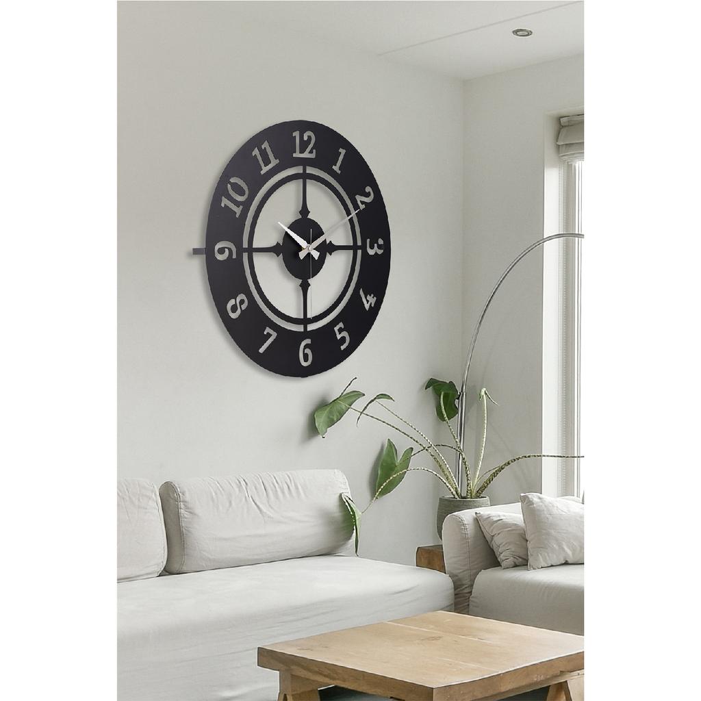 41 cm große, dekorative Wanduhr mit fließendem Sekundenmechanismus und geräuschlosem Mechanismus