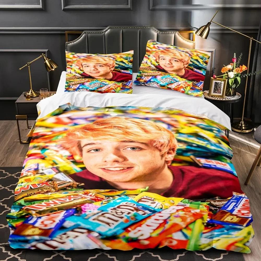 New 3D Print Karl Jacobs Beding Set Printed With Pilowcase Bed Soft Duvet Cover Soft Single Double Quen Super King-Sized Dimensionsd Dimensions