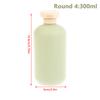 Dispensadores de Sabonete Espumante para Shampoo e Gel de Banho de Plástico Verde Abacate 100ml-500ml Frascos Recarregáveis Frascos com Tampa Flip para Loção