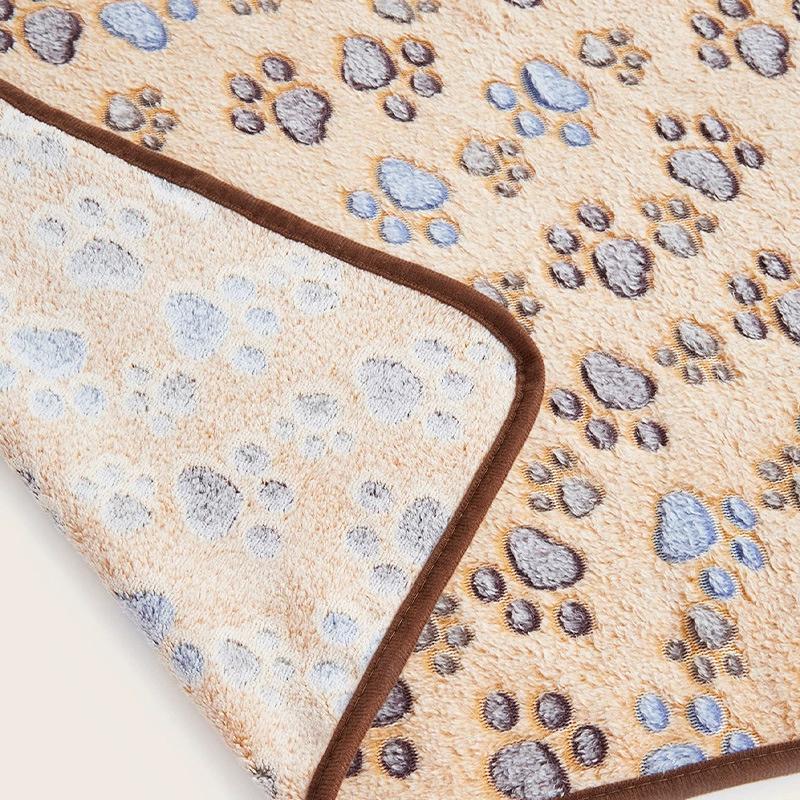 Flannel Pet Mat Dog Bed Cat Bed Thicken Sleeping Mat Dog Blanket Mat For Puppy Kitten Pet Dog Bed for Small Large Dogs Pets Rug