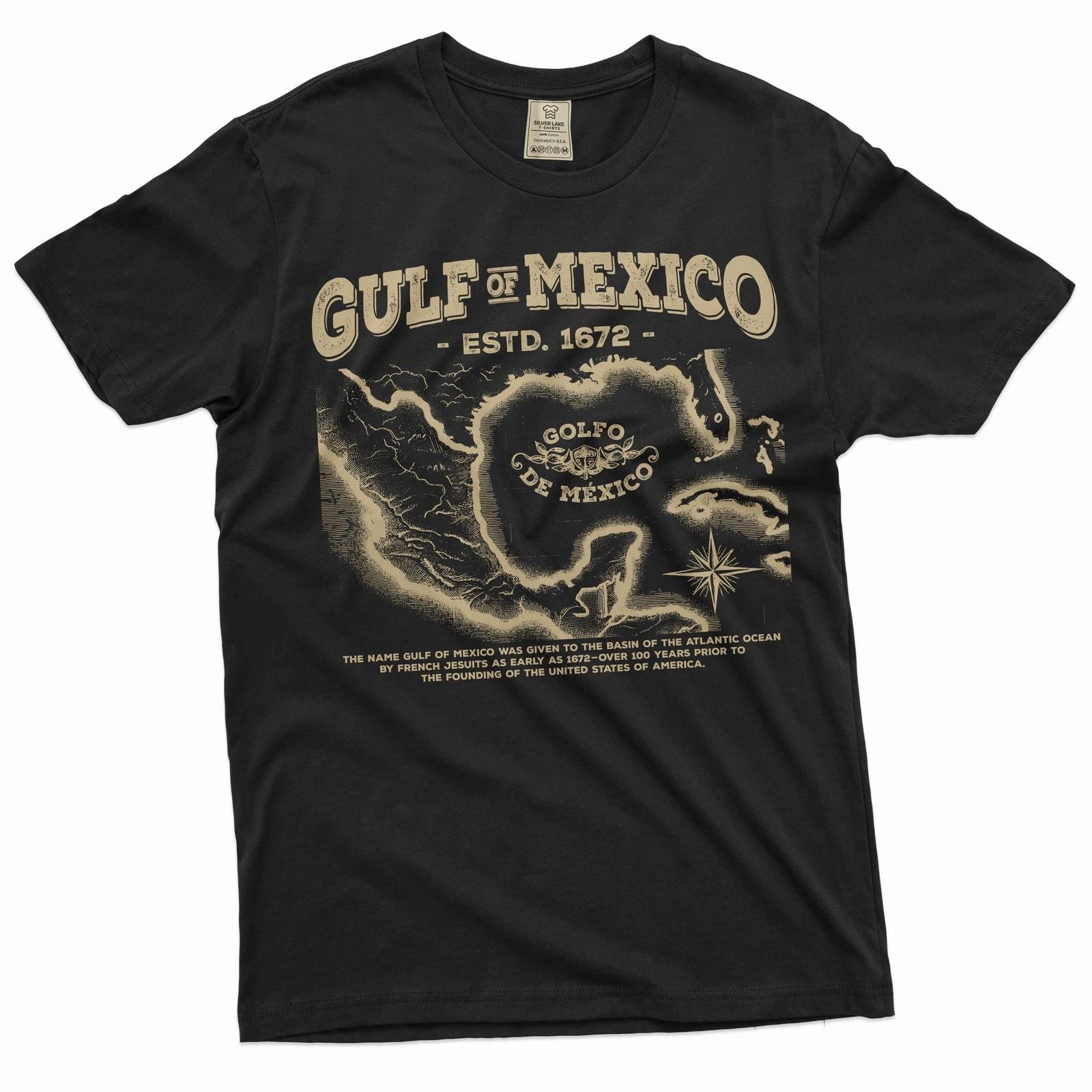 Gulf of Mexico T-shirt origin of Gulf of Mexico history men s tee shirt XXXL