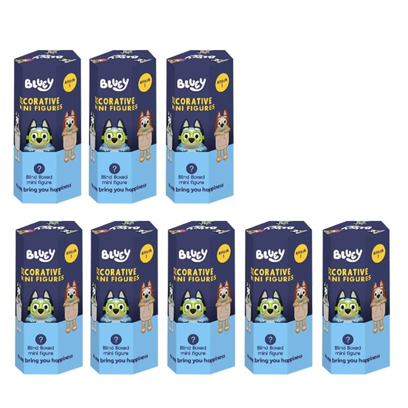 

Гаряча Серія Bluey Коробка Мила Мультяшна Аніме Фігурка Модель Лялька Прикраса Ідеальний Подарунок Дитині на День Народження Різдво
