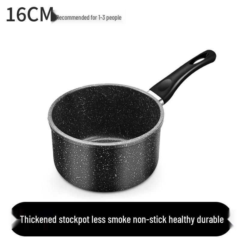 

Маленький антипригарный ковш Юкихира из майфанского камня для детского питания, супа, молока и лапши для общежития