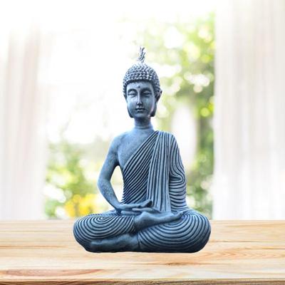 Buddha Sculpture Art Craft Fengshui Figurine for Festival Office Living Room