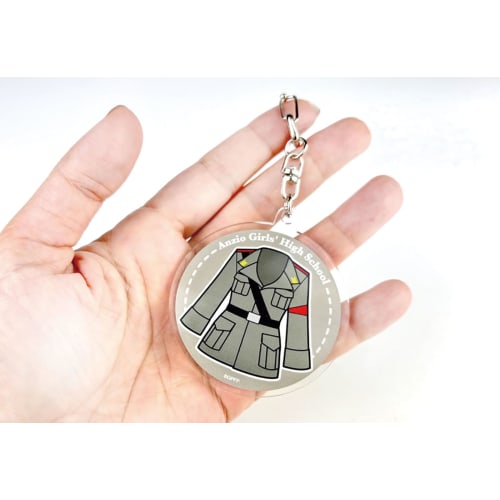 PLATZ Girls & Panzer Final Chapter P40 Heavy Tank Anzio High School Panzer Jacket Keychain Included 1/35 Scale Plastic Model GP-92 (Tank)