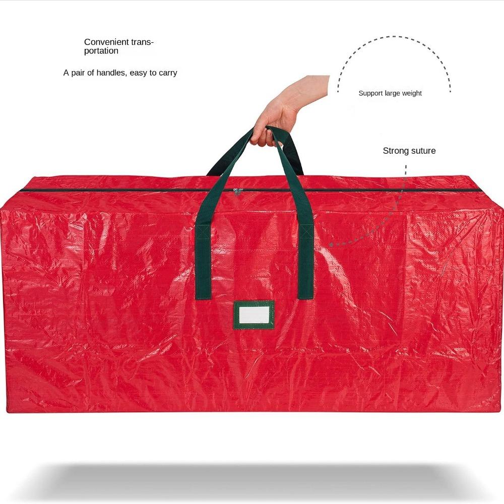 Folding Christmas Organizer Bag Gift Wrap Storage Bag  For All Year Round Christmas Storage