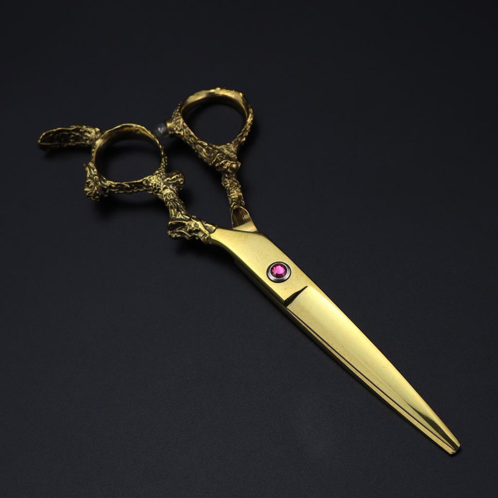 6.0 inch, color, strange dragon handle, hair scissors, hair scissors, flat scissors, tooth scissors can be determined outside LOGO 7H